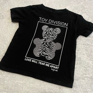 Toy Division Shirt – Joy Division Inspired “Love Will Tear Me Apart Child’s sz 4